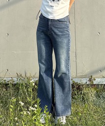 AS KNOW AS plus | ●スラリ見え フレアデニムパンツ(デニムパンツ)