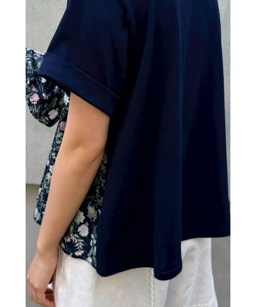 KEITA MARUYAMA(ケイタマルヤマ)の「Front Ribbon TEE(Tシャツ/カットソー・レディース・ネイビー/ホワイト・SMALL/MEDIUM)」の8枚目の写真