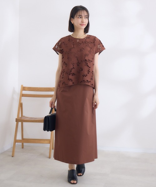 KATHARINE ROSS(キャサリンロス)の「【KATHARINE ROSS】2wayクロシェ×ワンピースセット(ワンピース・レディース・ブラウン/ブラック・MEDIUM)」の11枚目の写真