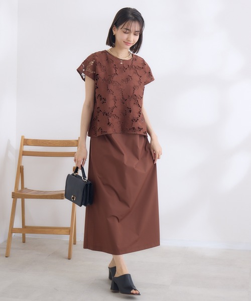 KATHARINE ROSS(キャサリンロス)の「【KATHARINE ROSS】2wayクロシェ×ワンピースセット(ワンピース・レディース・ブラウン/ブラック・MEDIUM)」の12枚目の写真