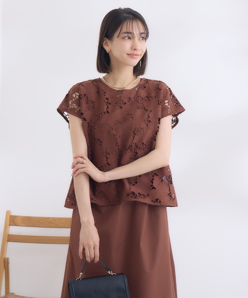 KATHARINE ROSS(キャサリンロス)の「【KATHARINE ROSS】2wayクロシェ×ワンピースセット(ワンピース・レディース・ブラウン/ブラック・MEDIUM)」の20枚目の写真