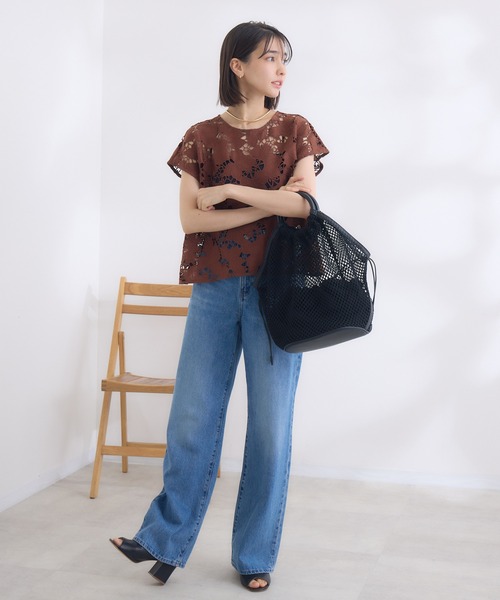 KATHARINE ROSS(キャサリンロス)の「【KATHARINE ROSS】2wayクロシェ×ワンピースセット(ワンピース・レディース・ブラウン/ブラック・MEDIUM)」の14枚目の写真