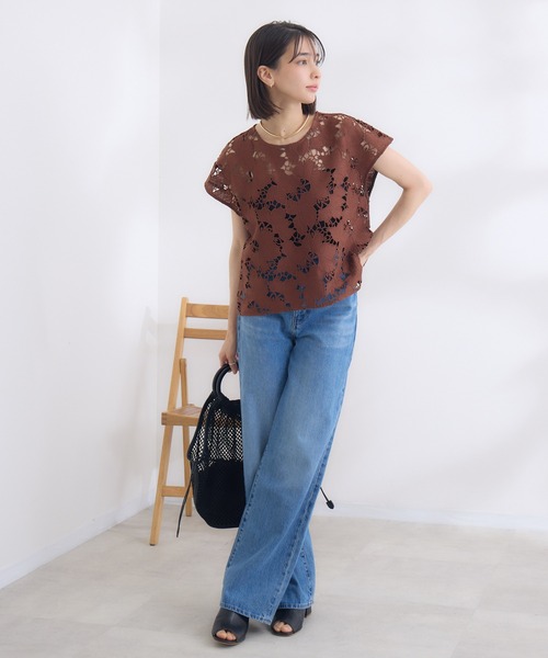 KATHARINE ROSS(キャサリンロス)の「【KATHARINE ROSS】2wayクロシェ×ワンピースセット(ワンピース・レディース・ブラウン/ブラック・MEDIUM)」の15枚目の写真