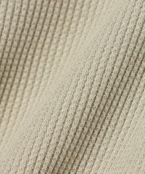 BEAMS mini（ビームスミニ）の「アルファベット ワッフル ロングスリーブ Tシャツ 2025FW（90～140cm）（Tシャツ/カットソー・キッズ・ベージュ/ブルー・100/140/120/110/90/130）」の9枚目の写真