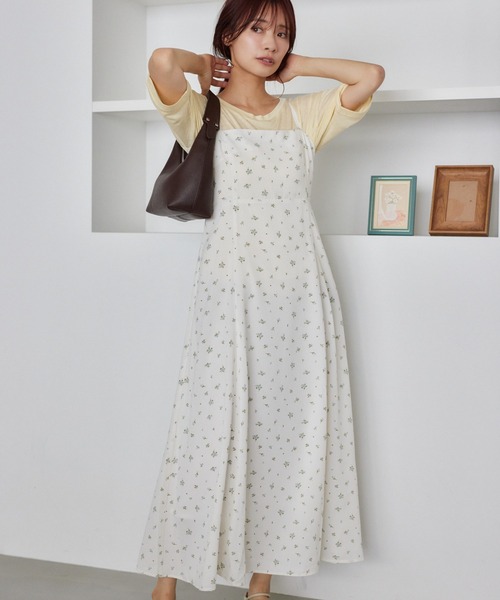 miii☆様 ワンピース M紺 2color レディース ワンピース ロングワンピース コットン