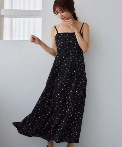 mysty woman(ミスティウーマン)の「【WEB限定】アソート柄キャミワンピース 575602(ワンピース・レディース・オフホワイト/ブラック系その他/ブラック/ブラック系その他2/ブラウン・FREE)」の21枚目の写真