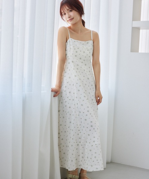 ワンピース iamtrue7382 WEB限定】アソート柄キャミワンピース 575602（ワンピース