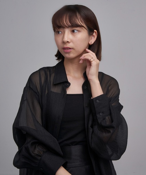 MAISON BREEZE(メゾンブリーズ)の「【MAISON BREEZE】イヤリング ニッケルフリー メタル ハーフ ツイスト フープ イーズイヤリング OSWY(イヤリング・レディース・ゴールド/ピンク/シルバー・FREE)」の11枚目の写真