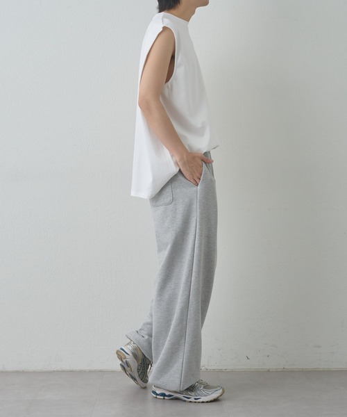 COLONY 2139(コロニートゥーワンスリーナイン)の「スマート変形ノースリーブT(Tシャツ/カットソー・メンズ・ブラック/ホワイト・MEDIUM/LARGE)」の14枚目の写真