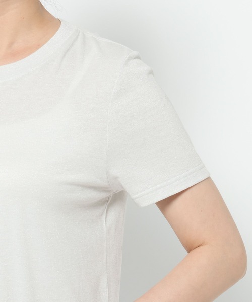 LOWRYS FARM(ローリーズファーム)の「プチラメTEE 499872(Tシャツ/カットソー・レディース・シルバー/ゴールド/ブラック・FREE)」の19枚目の写真