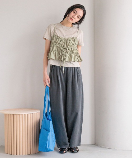 LOWRYS FARM(ローリーズファーム)の「プチラメTEE 499872(Tシャツ/カットソー・レディース・シルバー/ゴールド/ブラック・FREE)」の10枚目の写真