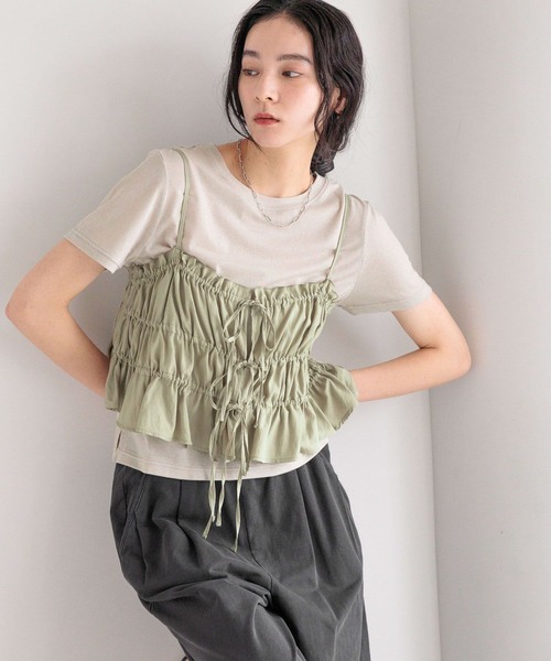 LOWRYS FARM(ローリーズファーム)の「プチラメTEE 499872(Tシャツ/カットソー・レディース・シルバー/ゴールド/ブラック・FREE)」の11枚目の写真