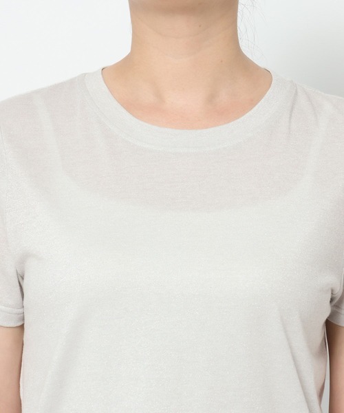 LOWRYS FARM(ローリーズファーム)の「プチラメTEE 499872(Tシャツ/カットソー・レディース・シルバー/ゴールド/ブラック・FREE)」の18枚目の写真