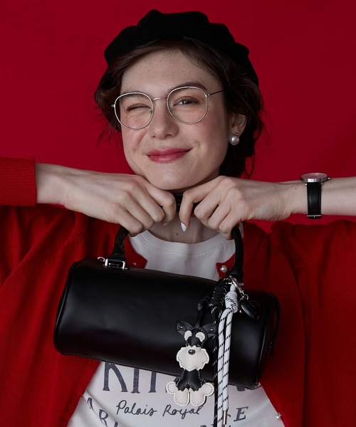 BONLECILL Marche（ボンルシールマルシェ）の「【BONLECILL Marche】シリンダーハンドバッグ（ハンドバッグ・レディース・アイボリー/ブラック/レッド/クリーム・FREE）」の22枚目の写真