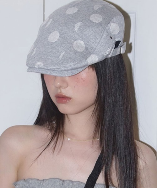 [FANCY CLUB] ハンチング ANGEL DOT HUNTING CAP (2color) FANCY CLUB】Angel Dot Hunting Cap | OUR BRAND,FANCY CLUB