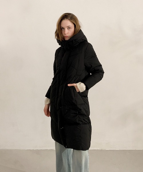 セール】DECADE CLASSIC スタンドカラーダウンコート（ダウン