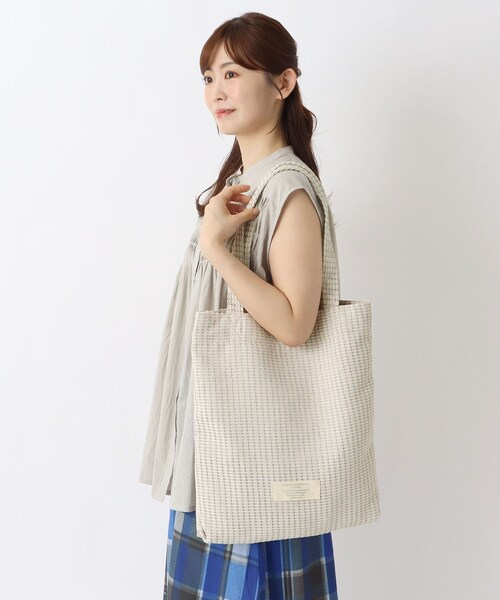 one'sterrace(ワンズテラス)の「JOUET ジョエット ソフトツィードトート(トートバッグ・レディース・グリーン系その他6/ブラック系8/その他/レッド系9・99)」の18枚目の写真