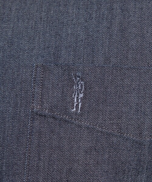 MACKINTOSH LONDON(マッキントッシュ ロンドン)の「ノンツイストコットンデニムボタンダウンシャツ(シャツ/ブラウス・メンズ・ブルー・M/L/XL)」の9枚目の写真