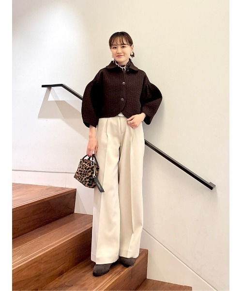 loulou willoughby ルルウィルビー　ボレロ　ジャケット　フリンジ LOULOU WILLOUGHBY】オーガンジーフリルジャケット|allureville