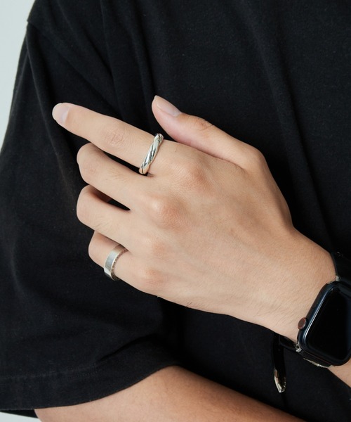 xolo jewelry Single Twist Ring 925刻印 XOLO JEWELRY 