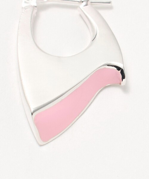 loni(ロニ)の「【一部別注】<loni>COLOR PEAK ピアス(ピアス(両耳用)・レディース・ダークブラウン/ライトピンク・FREE)」の9枚目の写真