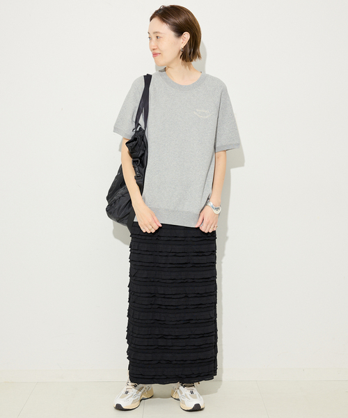 【美品】 スローブイエナ ミニ裏毛ハーフスリーブプルオーバー 近年モデル 23SS SLOBE IENA ミニ裏毛ハーフスリーブプルオーバー - メルカリ