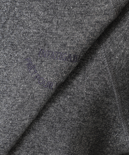 【美品】 スローブイエナ ミニ裏毛ハーフスリーブプルオーバー 近年モデル 追加》ラメ裏毛ハーフスリーブプルオーバー（スウェット）｜SLOBE IENA