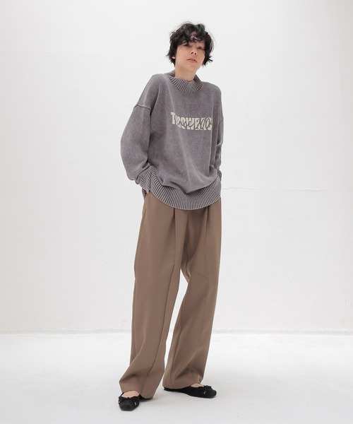 DRESSLAVE(ドレスレイブ)の「suiting 2tuck trousers(スーチングツータックトラウザーズ)(スラックス・レディース・ブラウン/ネイビー・38/36)」の15枚目の写真