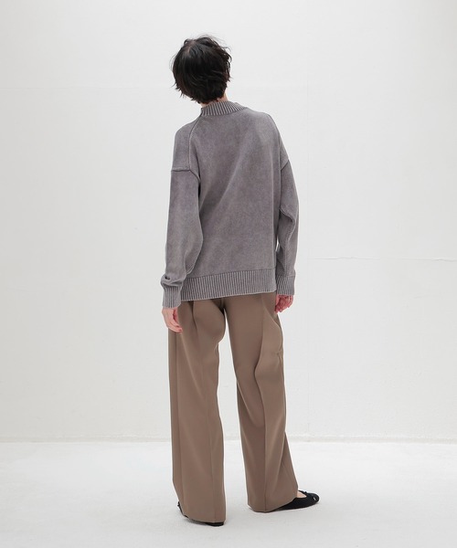DRESSLAVE(ドレスレイブ)の「suiting 2tuck trousers(スーチングツータックトラウザーズ)(スラックス・レディース・ブラウン/ネイビー・38/36)」の16枚目の写真
