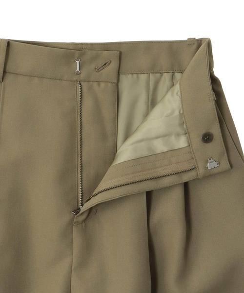 DRESSLAVE(ドレスレイブ)の「suiting 2tuck trousers(スーチングツータックトラウザーズ)(スラックス・レディース・ブラウン/ネイビー・38/36)」の19枚目の写真