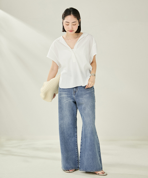 CINCH BACK DENIM パンツ（デニムパンツ）｜Plage（プラージュ）の