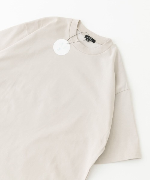 ITEMS URBANRESEARCH(アイテムズ アーバンリサーチ)の「『接触冷感/UVカット』シルケットクルーネックTシャツ(Tシャツ/カットソー・メンズ・グレー系その他/ブラック/グリーン/ホワイト・LARGE/MEDIUM/SMALL)」の3枚目の写真