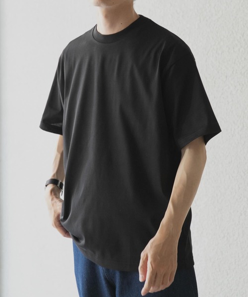 ITEMS URBANRESEARCH(アイテムズ アーバンリサーチ)の「『接触冷感/UVカット』シルケットクルーネックTシャツ(Tシャツ/カットソー・メンズ・グレー系その他/ブラック/グリーン/ホワイト・LARGE/MEDIUM/SMALL)」の19枚目の写真