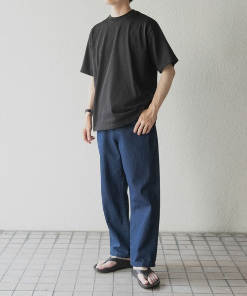 ITEMS URBANRESEARCH(アイテムズ アーバンリサーチ)の「『接触冷感/UVカット』シルケットクルーネックTシャツ(Tシャツ/カットソー・メンズ・グレー系その他/ブラック/グリーン/ホワイト・LARGE/MEDIUM/SMALL)」の21枚目の写真