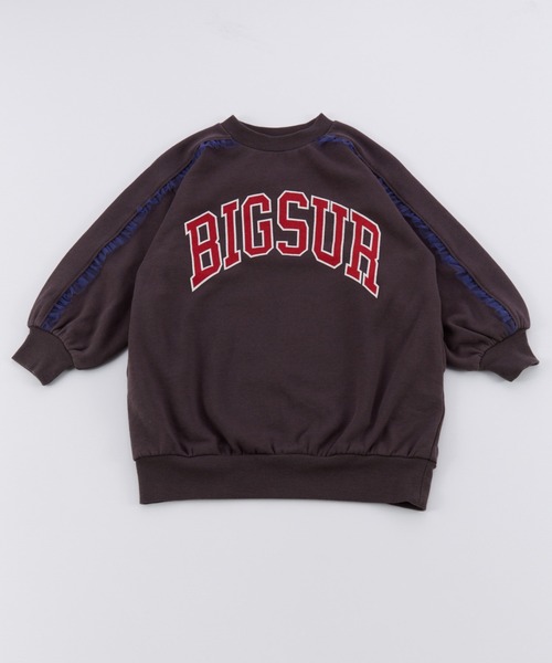 Ocean&Ground（オーシャン&グラウンド）の「ｶﾚｯｼﾞﾛｺﾞｽｳｪｯﾄﾜﾝﾋﾟｰｽ（ワンピース・キッズ・ライトグレー/ブルー系その他/チャコール/イエロー・140/130/100/90/120/110）」の3枚目の写真