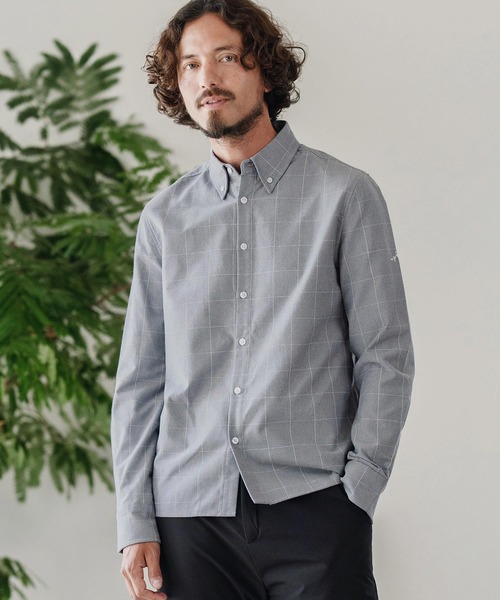 CALL&RESPONSE（コールアンドレスポンス）の「ms6165-ボタンダウン裏起毛長袖シャツ（シャツ/ブラウス・メンズ・グレー/ブルー・2/4/5）」の2枚目の写真