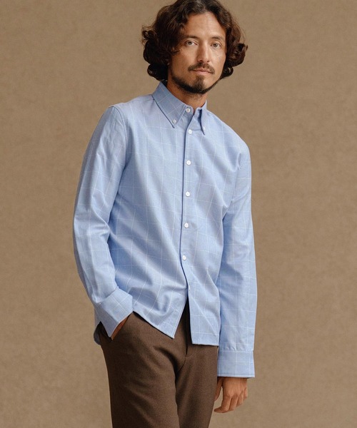 CALL&RESPONSE（コールアンドレスポンス）の「ms6165-ボタンダウン裏起毛長袖シャツ（シャツ/ブラウス・メンズ・グレー/ブルー・2/4/5）」の3枚目の写真