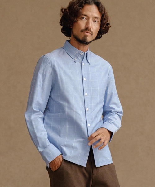 CALL&RESPONSE（コールアンドレスポンス）の「ms6165-ボタンダウン裏起毛長袖シャツ（シャツ/ブラウス・メンズ・グレー/ブルー・2/4/5）」の5枚目の写真