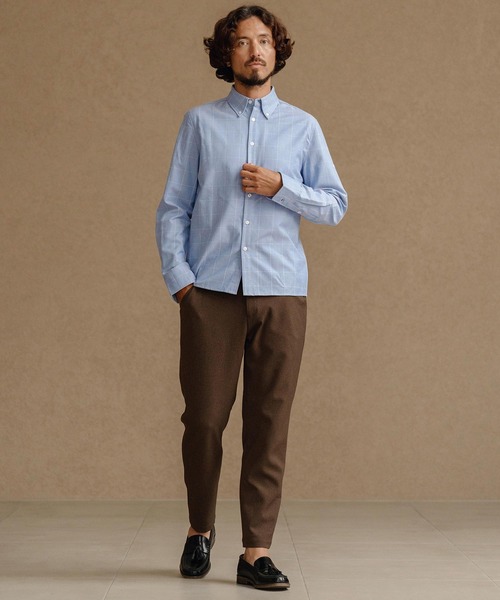 CALL&RESPONSE（コールアンドレスポンス）の「ms6165-ボタンダウン裏起毛長袖シャツ（シャツ/ブラウス・メンズ・グレー/ブルー・2/4/5）」の6枚目の写真