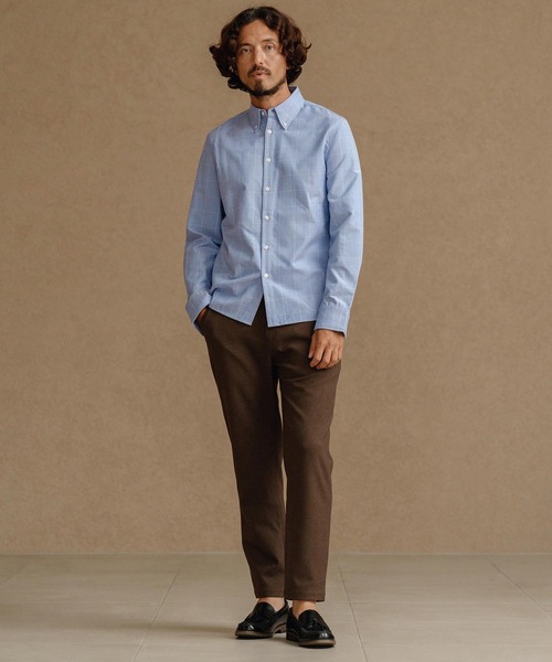 CALL&RESPONSE（コールアンドレスポンス）の「ms6165-ボタンダウン裏起毛長袖シャツ（シャツ/ブラウス・メンズ・グレー/ブルー・2/4/5）」の8枚目の写真