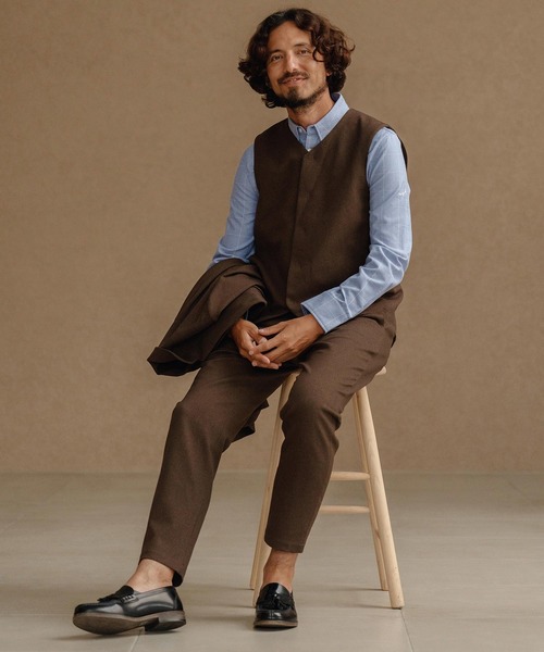 CALL&RESPONSE（コールアンドレスポンス）の「ms6165-ボタンダウン裏起毛長袖シャツ（シャツ/ブラウス・メンズ・グレー/ブルー・2/4/5）」の9枚目の写真