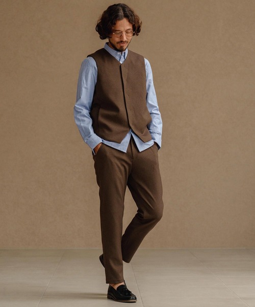 CALL&RESPONSE（コールアンドレスポンス）の「ms6165-ボタンダウン裏起毛長袖シャツ（シャツ/ブラウス・メンズ・グレー/ブルー・2/4/5）」の10枚目の写真