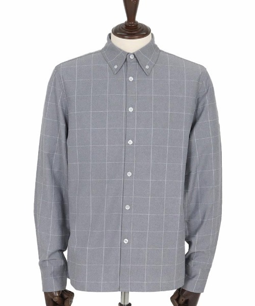 CALL&RESPONSE（コールアンドレスポンス）の「ms6165-ボタンダウン裏起毛長袖シャツ（シャツ/ブラウス・メンズ・グレー/ブルー・2/4/5）」の21枚目の写真