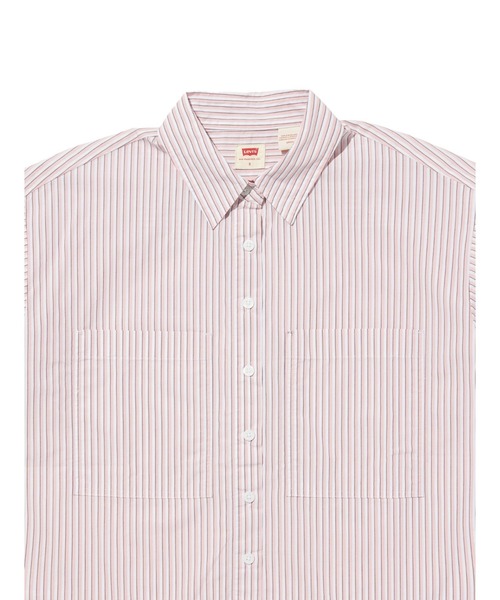 Levi's(リーバイス)の「Levi's/リーバイス HARLIE SS クロップドシャツ(シャツ/ブラウス・レディース・レッド・XS/S/M)」の4枚目の写真