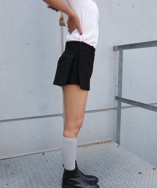 FIG&VIPER（フィグアンドバイパー）の「インパン付ラップミニSK（スカート・レディース・ブラック・FREE）」の16枚目の写真