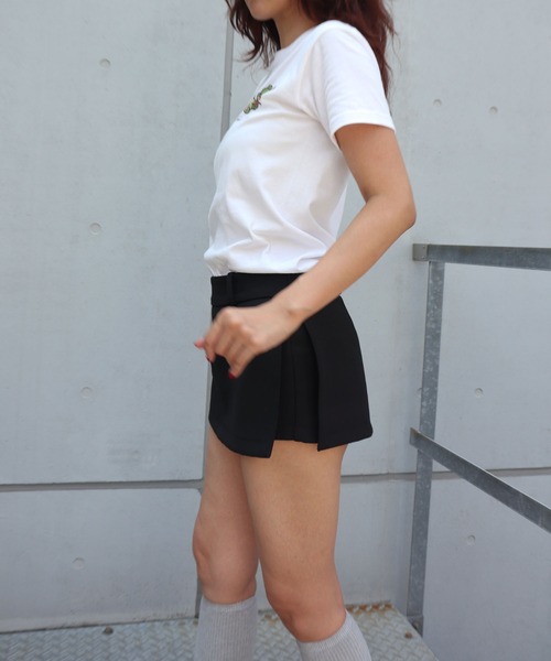 FIG&VIPER（フィグアンドバイパー）の「インパン付ラップミニSK（スカート・レディース・ブラック・FREE）」の19枚目の写真