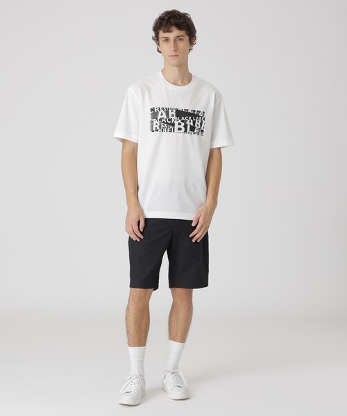 BLACK LABEL CRESTBRIDGE(ブラックレーベル・クレストブリッジ)の「【一部店舗限定】ジオメトリックロゴグラフィックTシャツ(Tシャツ/カットソー・メンズ・ブラック/オフホワイト/ピンク系その他2・XL/M/L)」の4枚目の写真