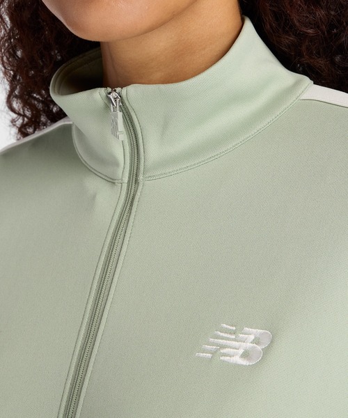 NEW BALANCE(ニューバランス)の「ニットトラックジャケット(ジャージ・レディース・ライトグリーン・LARGE/SMALL/MEDIUM/X-LARGE)」の12枚目の写真