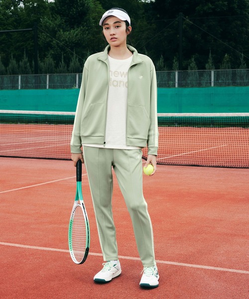 NEW BALANCE(ニューバランス)の「ニットトラックジャケット(ジャージ・レディース・ライトグリーン・LARGE/SMALL/MEDIUM/X-LARGE)」の5枚目の写真