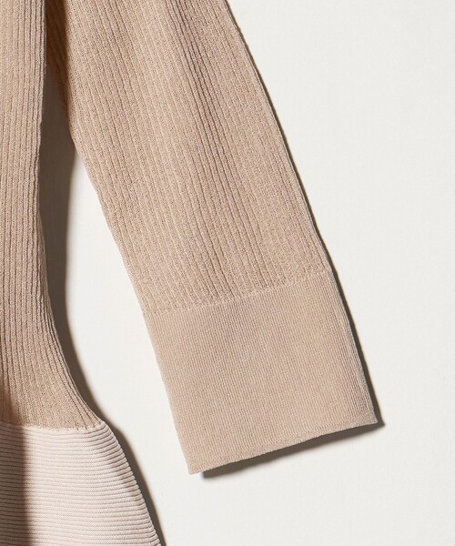 UNITED ARROWS（ユナイテッドアローズ）の「シアー リボン 2WAYカーディガン ウォッシャブル（カーディガン/ボレロ・レディース・ブラック/ベージュ/ネイビー・FREE）」の21枚目の写真